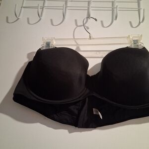 Cacique Classic Black Strapless Bra